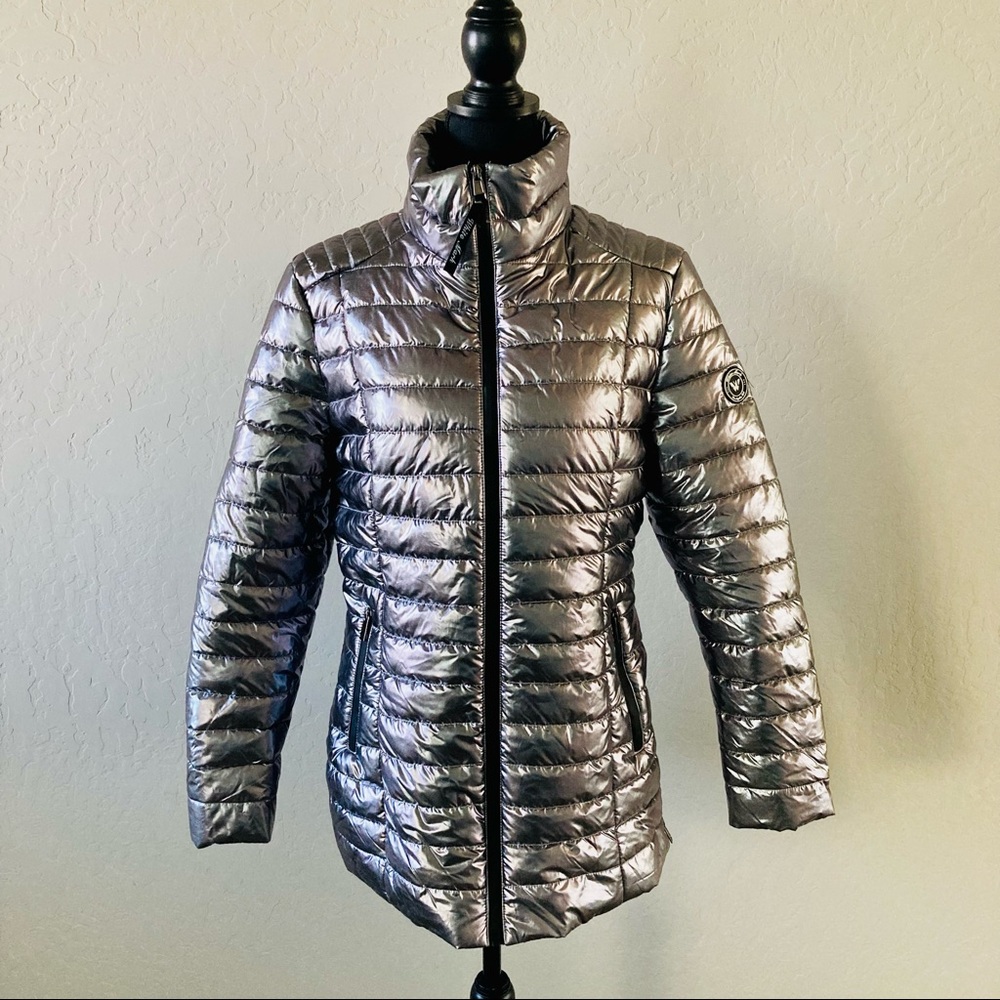 White Mark Water Resistant Midweight Puffer Jacket / Size Large